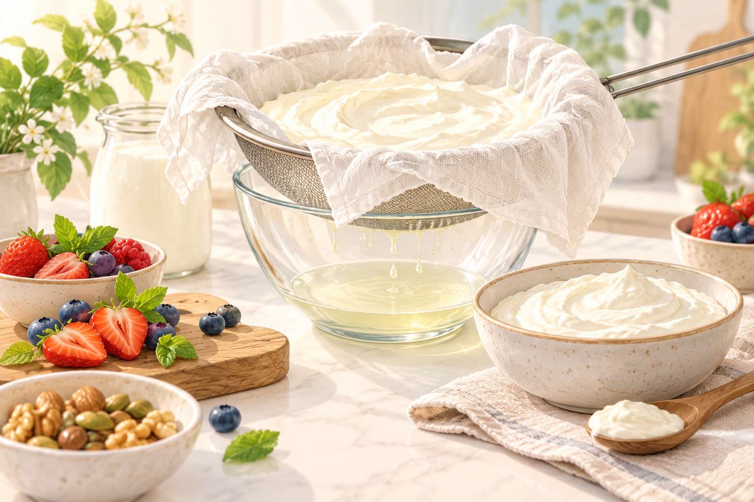 Why People Strain Yogurt — original Yogurt Atelier article illustration