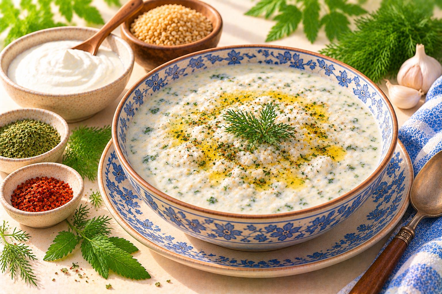 Toyga Soup — original Yogurt Atelier recipe illustration
